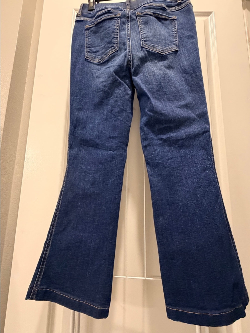 Spanx Classic Women's Dark Blue Flare Jeans - Picture 2 of 2